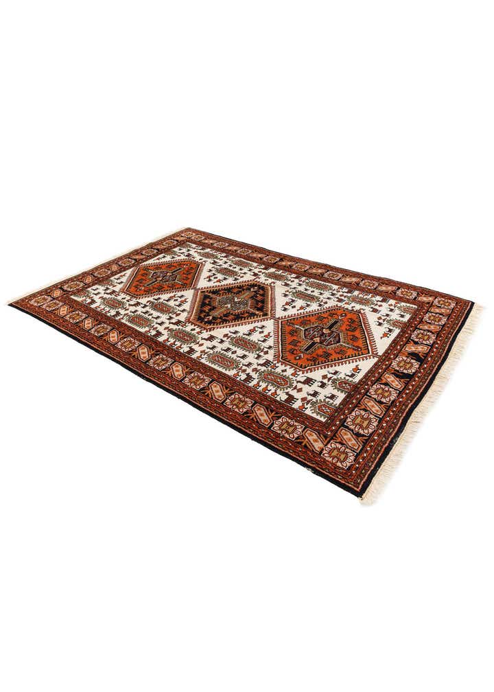 6' 8 x 10' Hand Knotted Shiraz Wool Rug