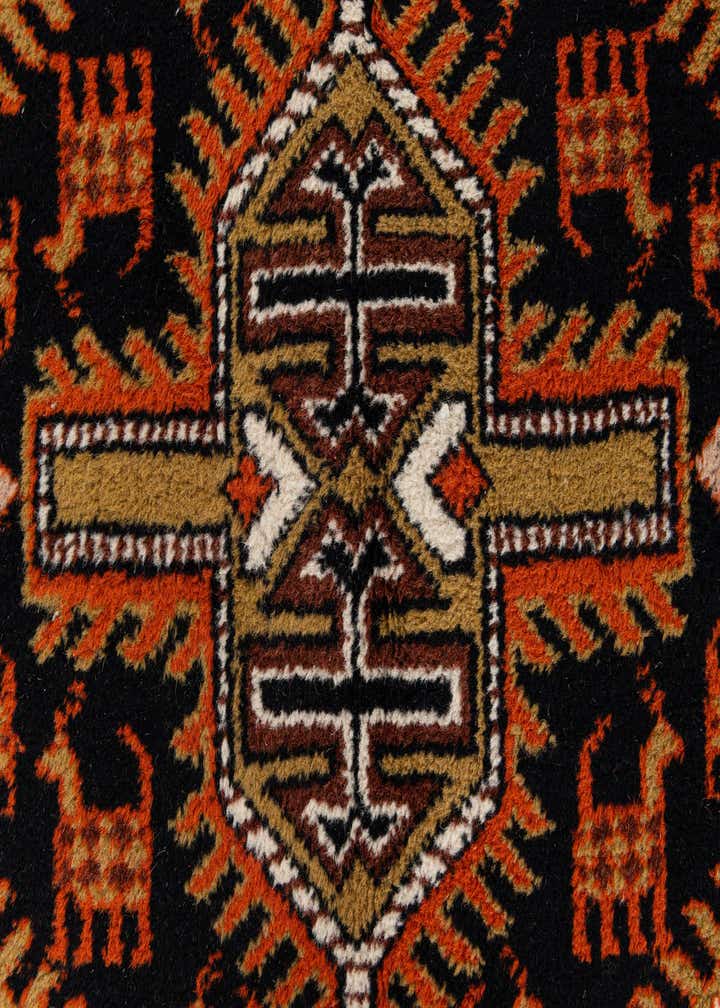 6' 8 x 10' Hand Knotted Shiraz Wool Rug