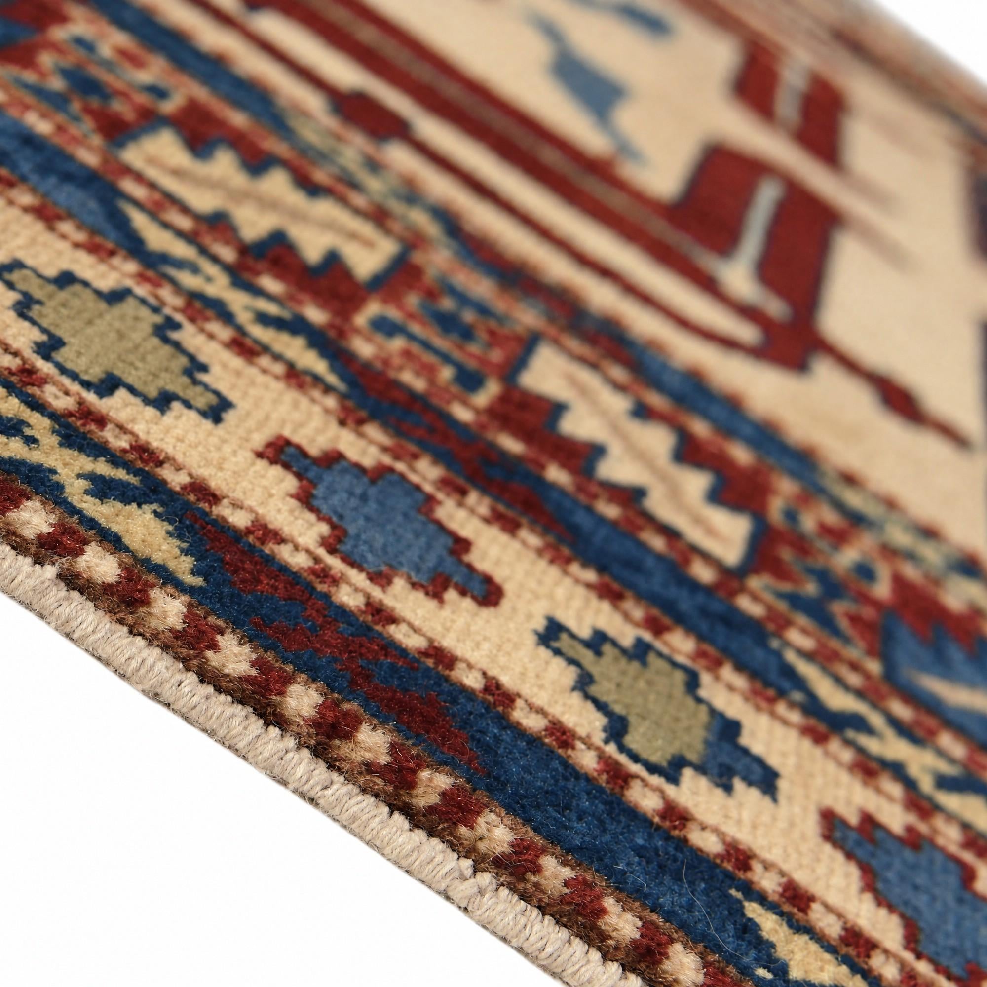 115cm x 160cm Hand Knotted Shirvan Rug