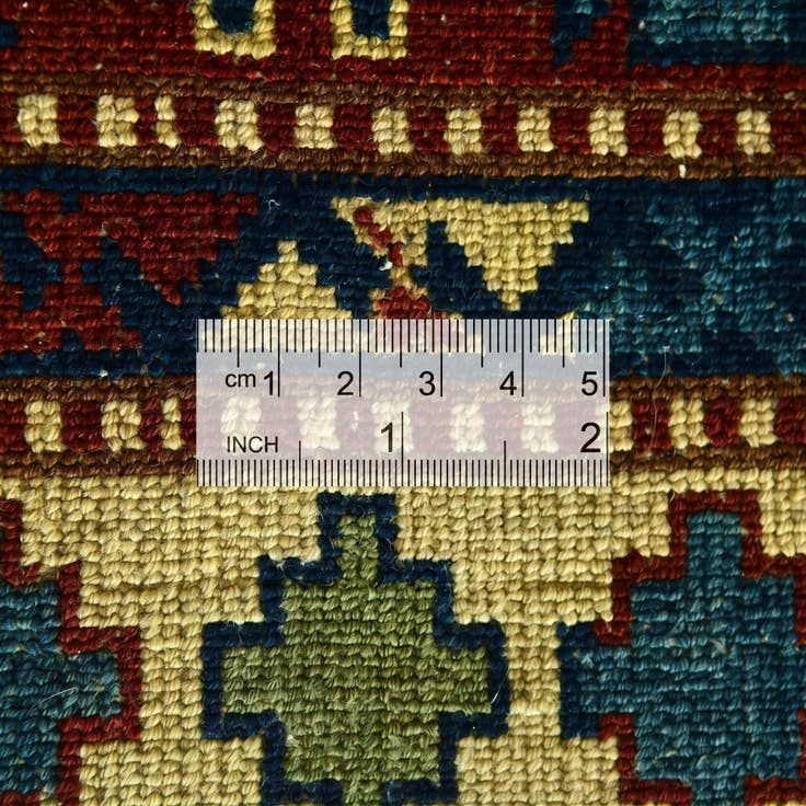 Detail image of 3' 10 x 5' 3 Hand Knotted Shirvan Rug