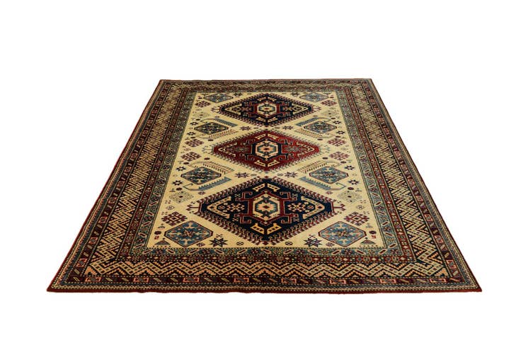 Detail image of 5' 7 x 7' 7 Hand Knotted Shirvan Rug