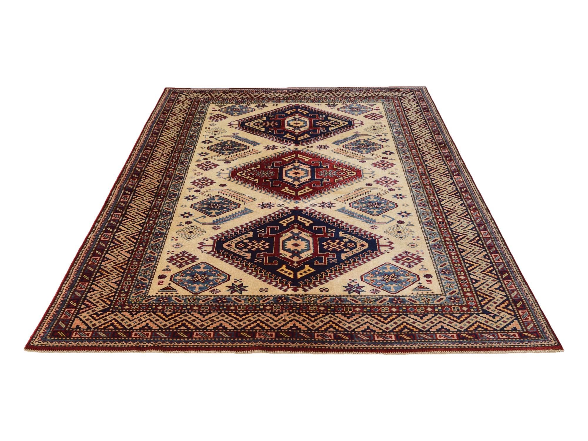 5' 7 x 7' 7 Hand Knotted Shirvan Rug
