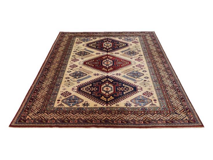 Detail image of 5' 7 x 7' 7 Hand Knotted Shirvan Rug