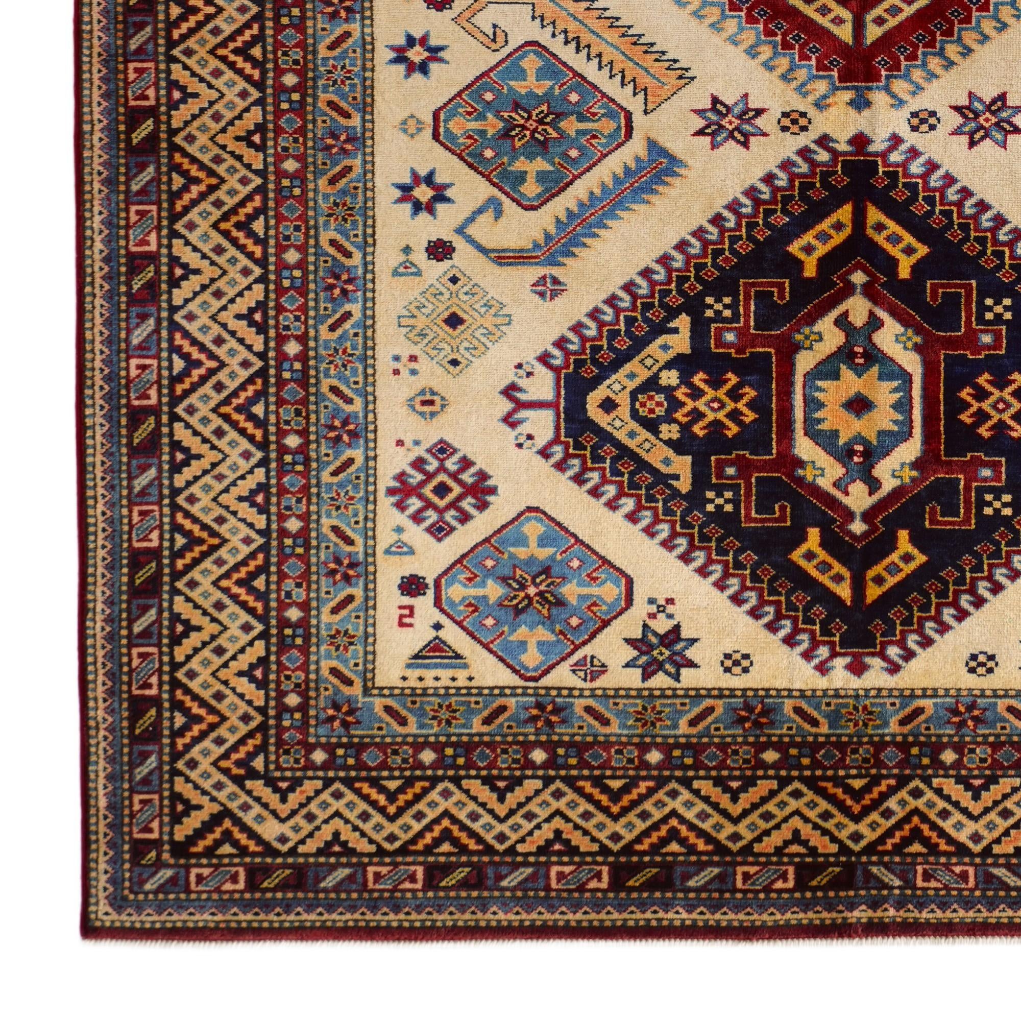 5' 7 x 7' 7 Hand Knotted Shirvan Rug