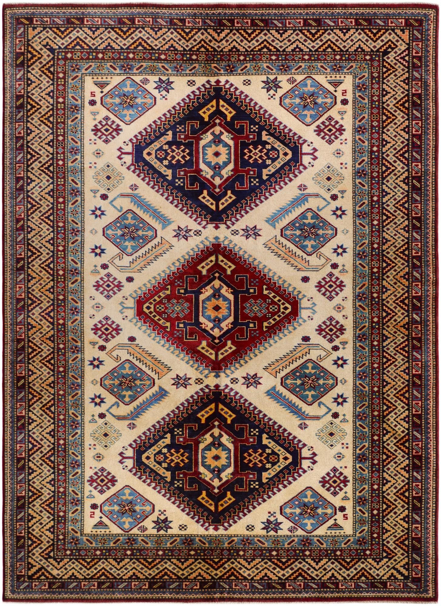 5' 7 x 7' 7 Hand Knotted Shirvan Rug