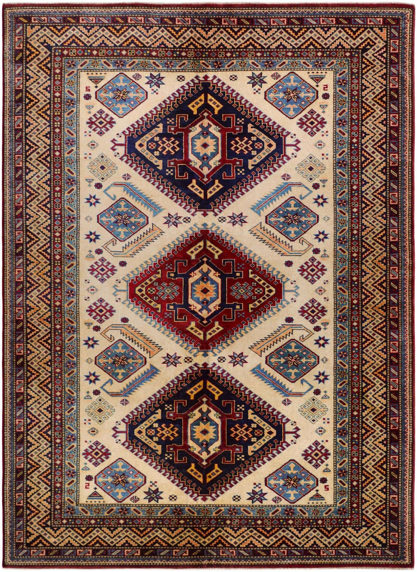 5' 7 x 7' 7 Hand Knotted Shirvan Rug
