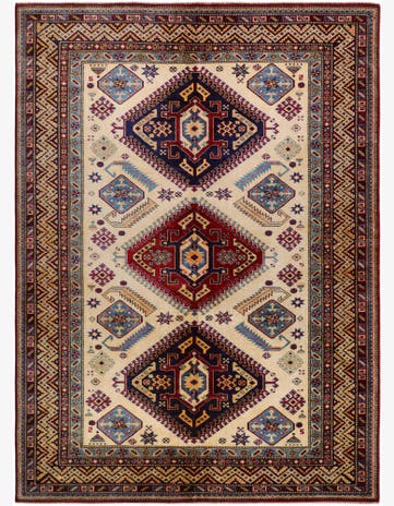 5' 7 x 7' 7 Hand Knotted Shirvan Rug
