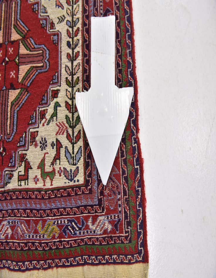 Detail image of 2' 4 x 3' 5 Hand Woven Sirjan Wool Rug