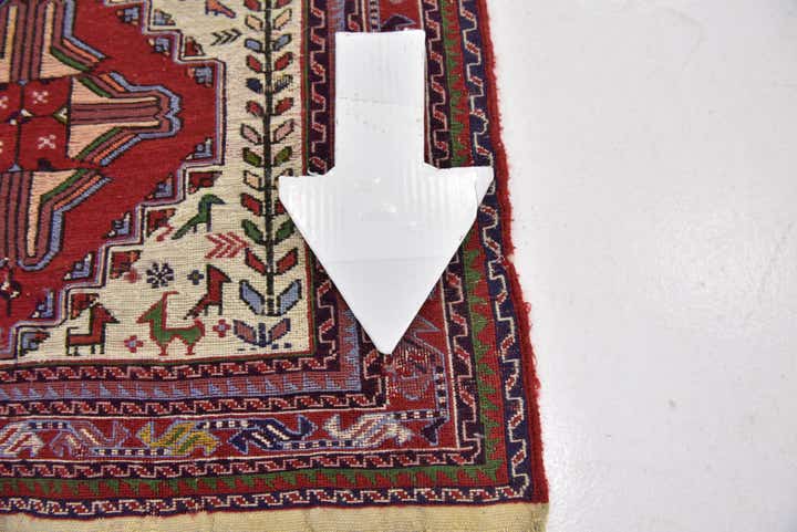 2' 4 x 3' 5 Hand Woven Sirjan Wool Rug