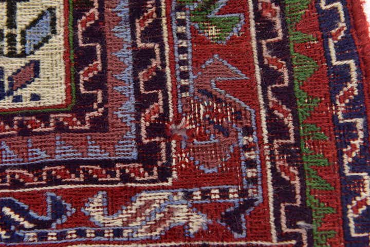 2' 4 x 3' 5 Hand Woven Sirjan Wool Rug