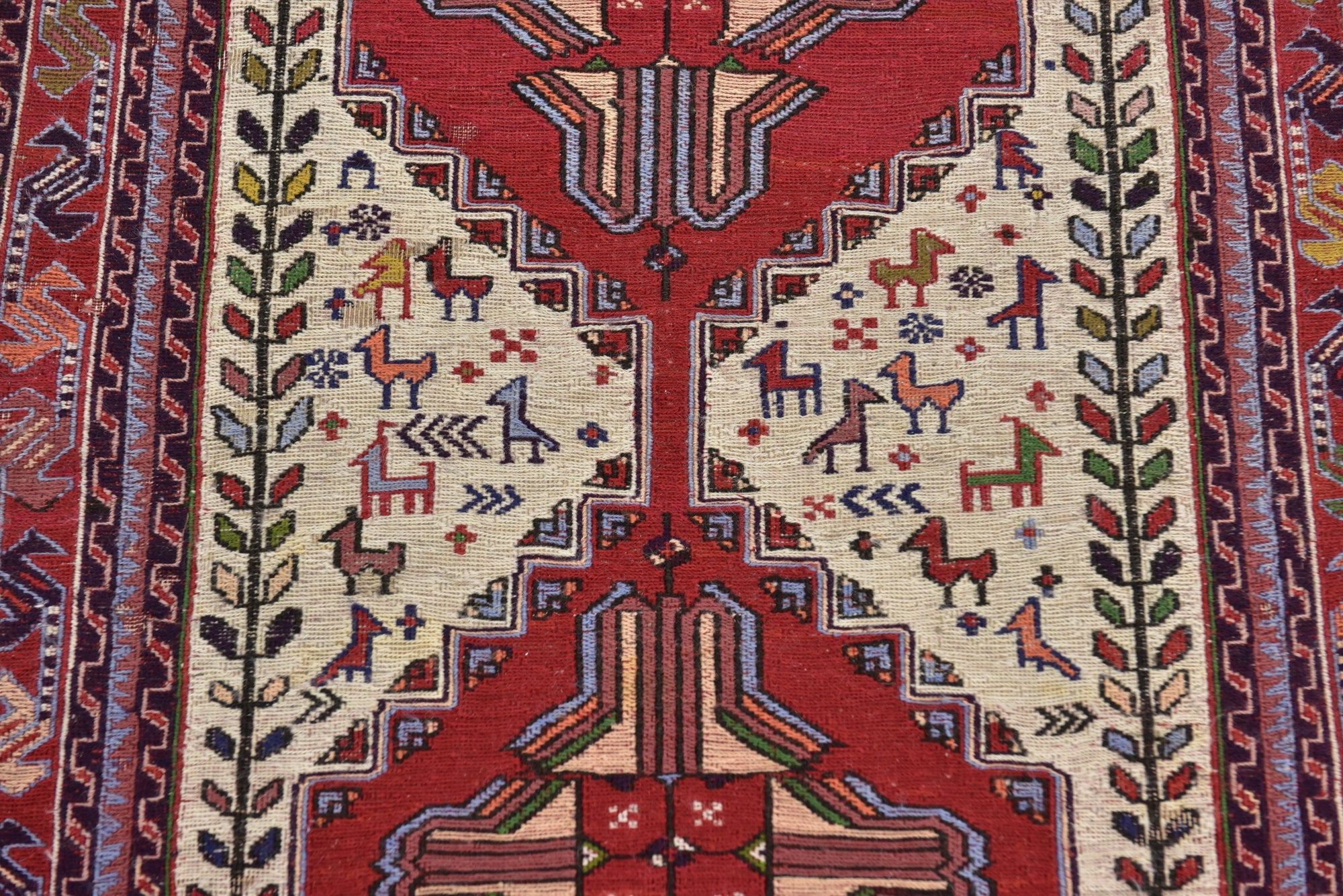 2' 4 x 3' 5 Hand Woven Sirjan Wool Rug