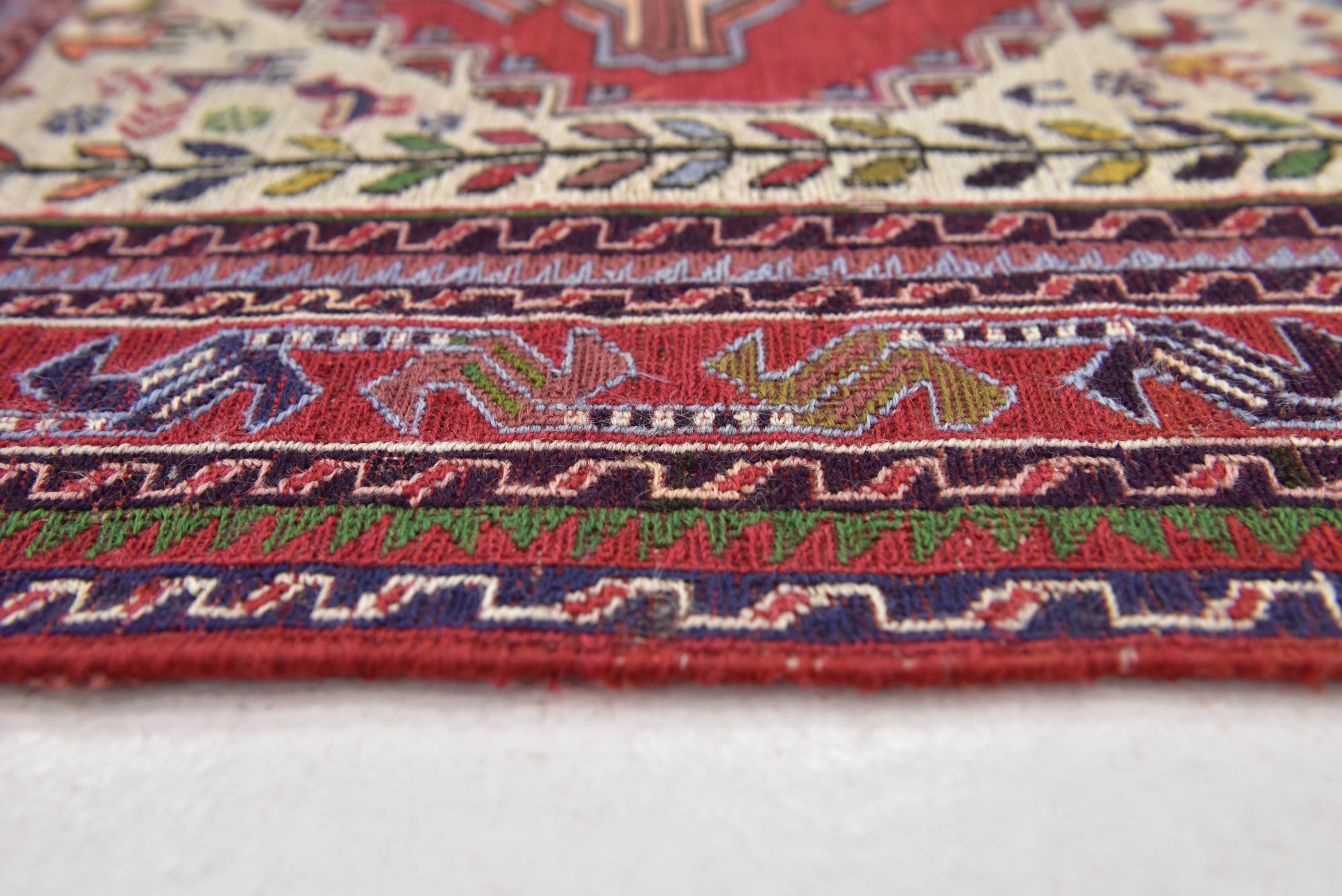 2' 4 x 3' 5 Hand Woven Sirjan Wool Rug
