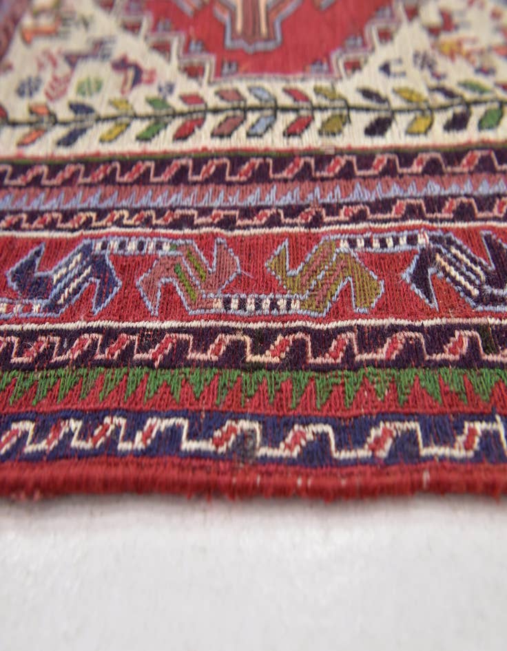 Detail image of 2' 4 x 3' 5 Hand Woven Sirjan Wool Rug