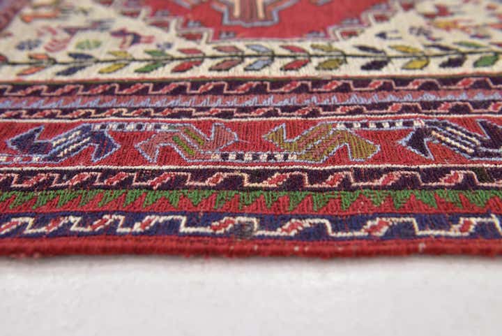 2' 4 x 3' 5 Hand Woven Sirjan Wool Rug