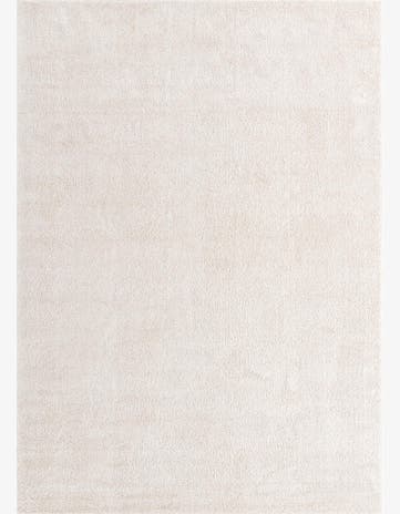 Ivory Solid Frieze Rug