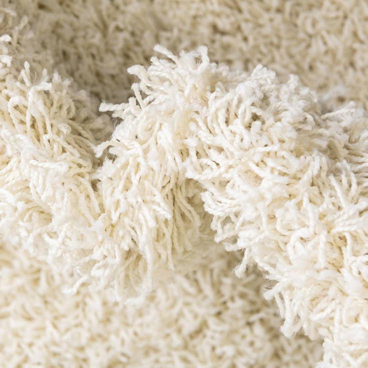 Detail image of 5' x 8' Solid Shag Rug