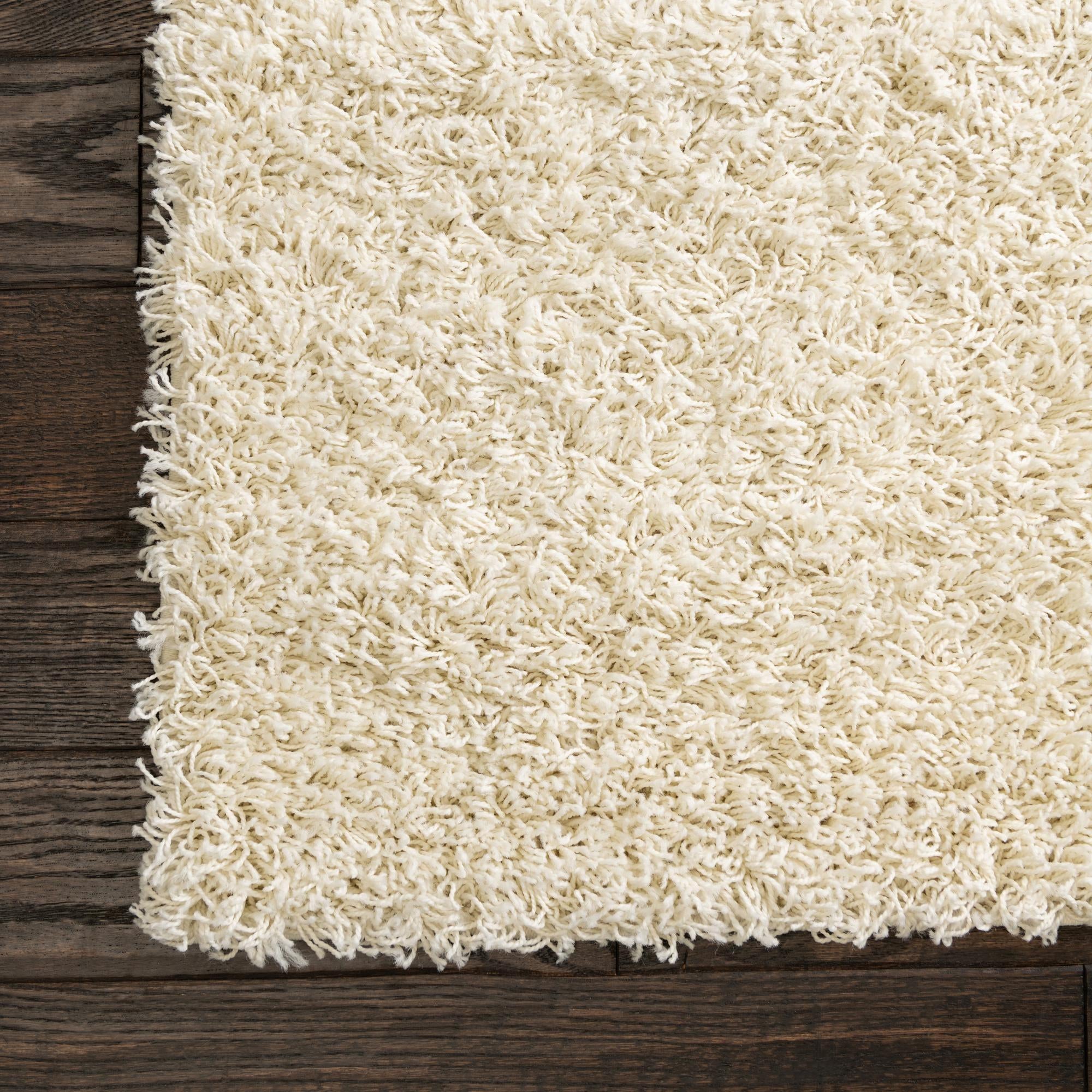 6' x 9' Solid Shag Rug