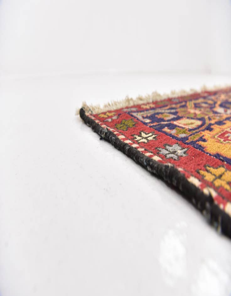 Detail image of 9' x 12' 8  Hand Knotted Sumak Oriental Wool Rug