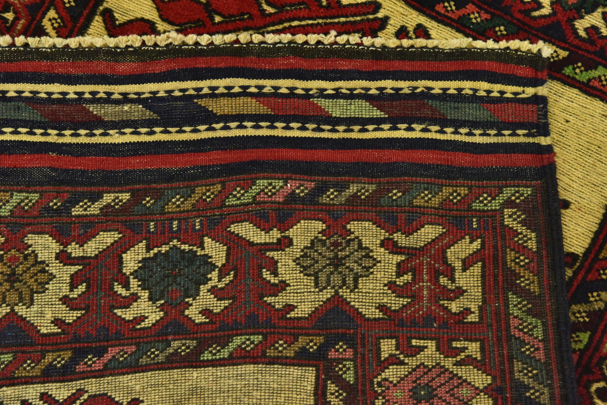 2' 10 x 4' 9 Hand Knotted Sumak Wool Rug