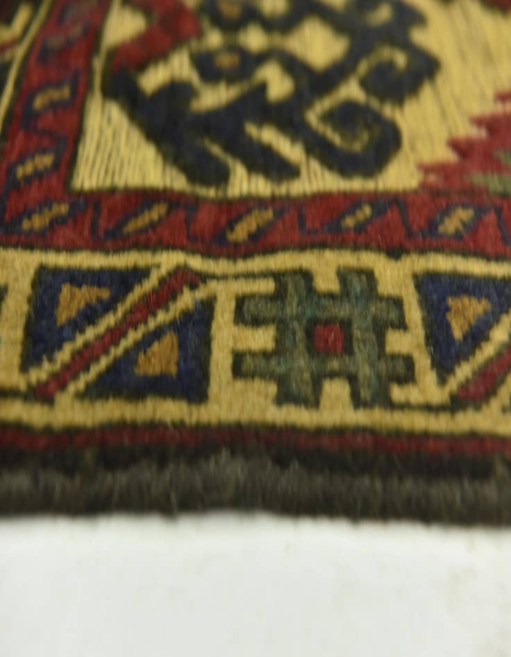 Detail image of 2' 10 x 4' 5  Hand Knotted Sumak Wool Rug