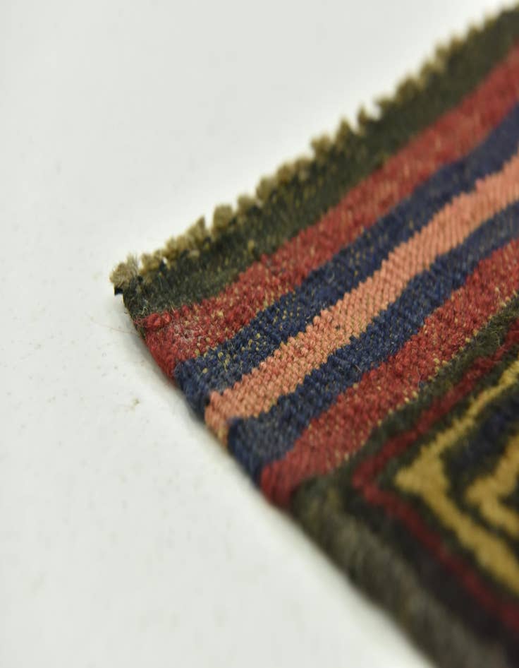 Detail image of 2' 10 x 4' 5  Hand Knotted Sumak Wool Rug