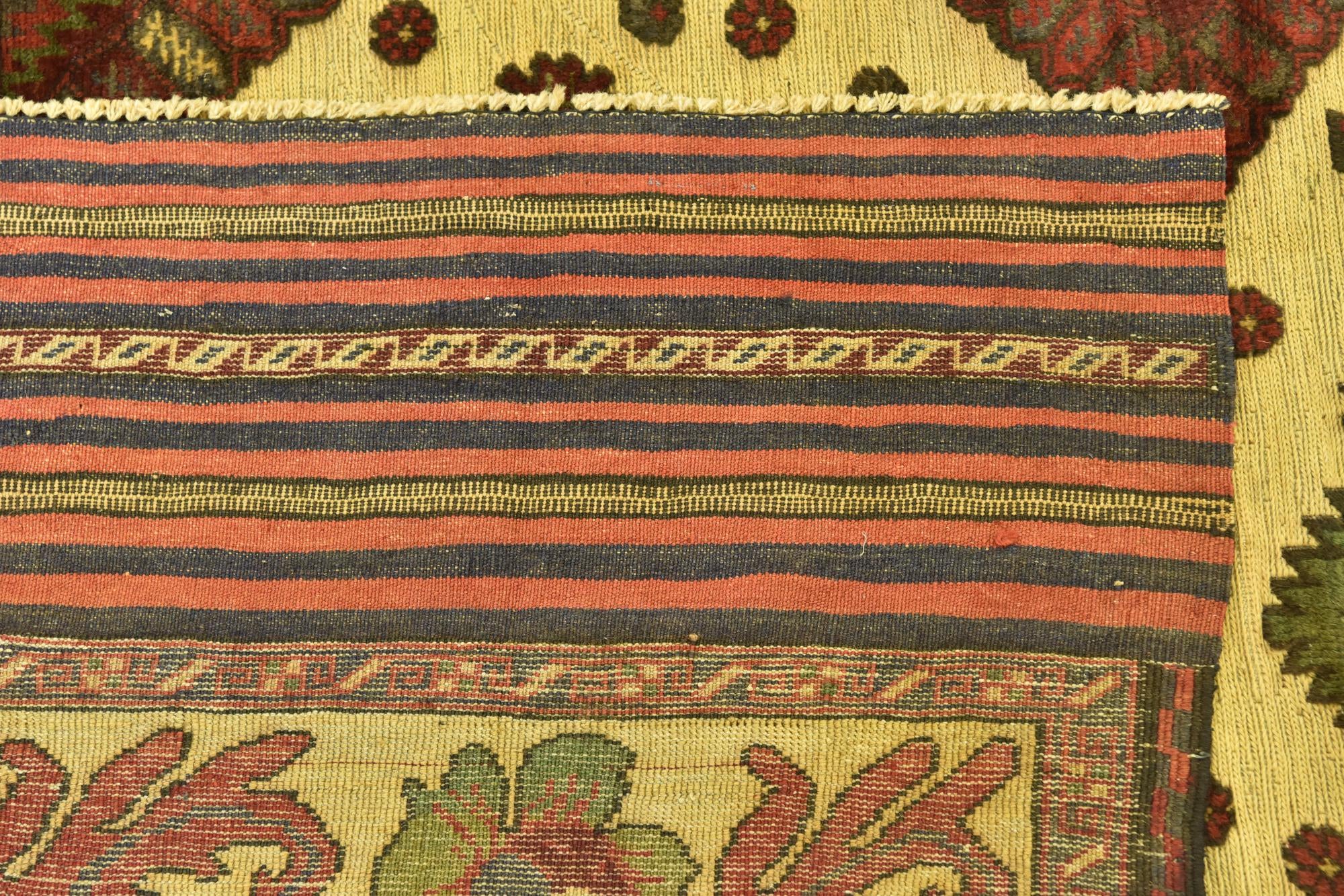 6' 5 x 9' 4 Hand Knotted Sumak Wool Rug