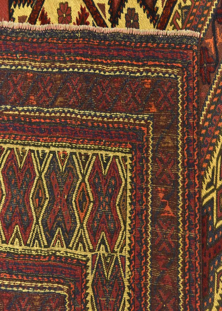 6' 4 x 8' 10 Hand Knotted Sumak Wool Rug