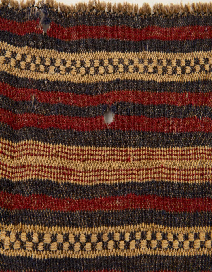 Detail image of 6' 2 x 9' 9  Hand Knotted Sumak Wool Rug