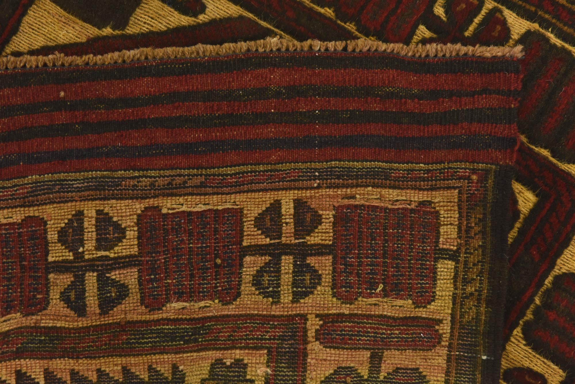 3' x 4' 10 Hand Knotted Sumak Wool Rug