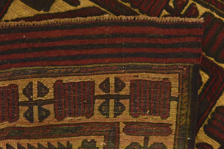 3' x 4' 10 Hand Knotted Sumak Wool Rug