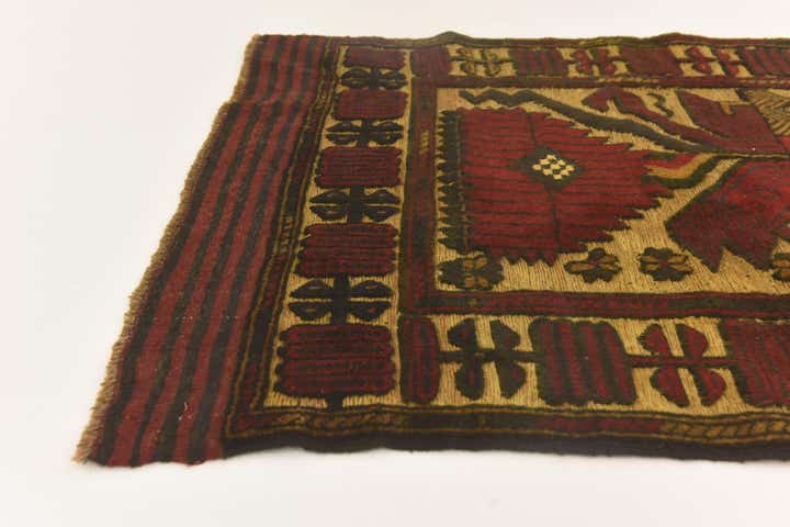 3' x 4' 10 Hand Knotted Sumak Wool Rug