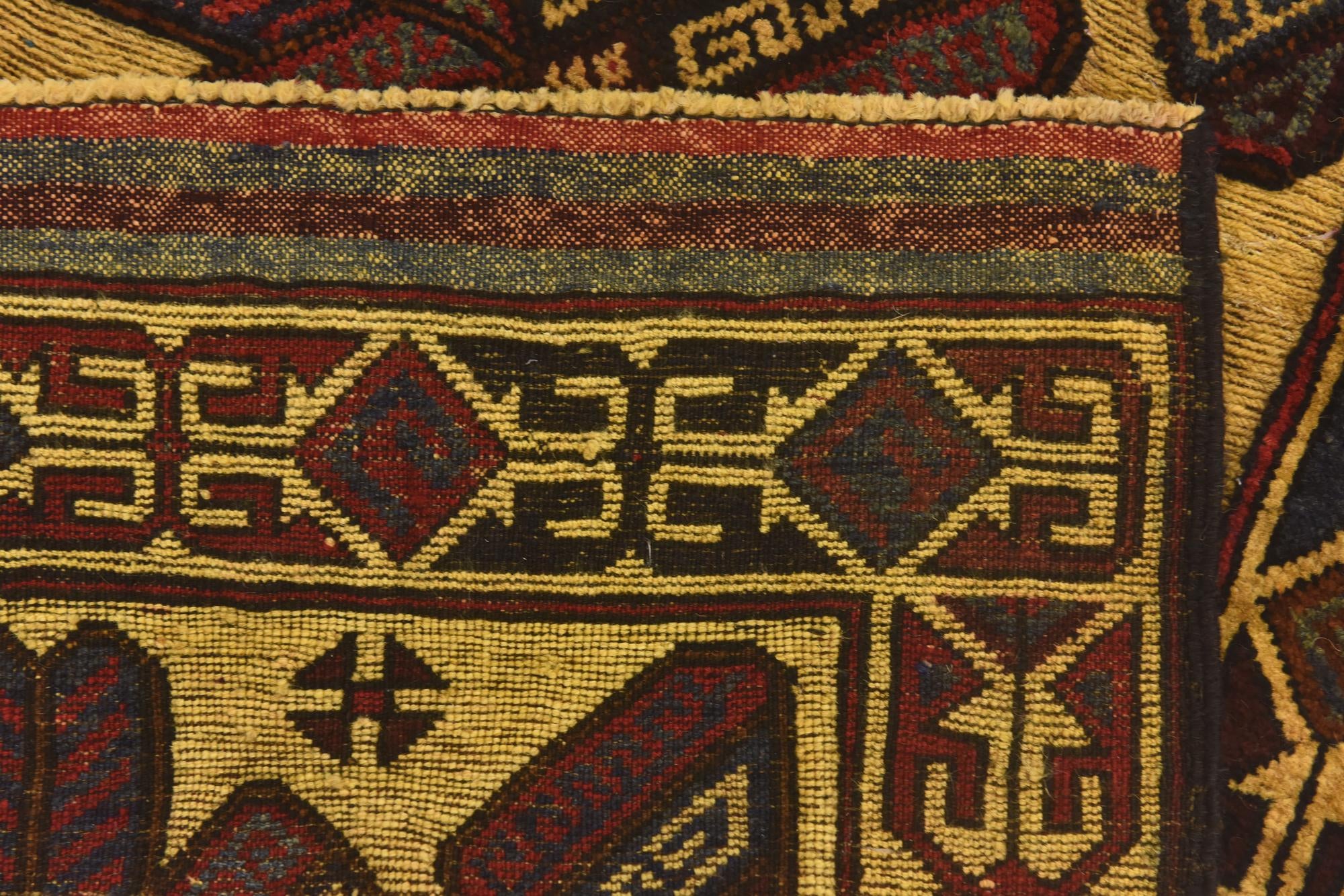 2' 9 x 4' 5 Hand Knotted Sumak Wool Rug