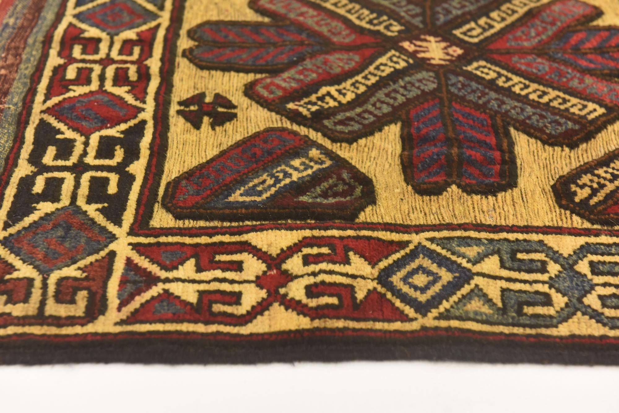 2' 9 x 4' 5 Hand Knotted Sumak Wool Rug