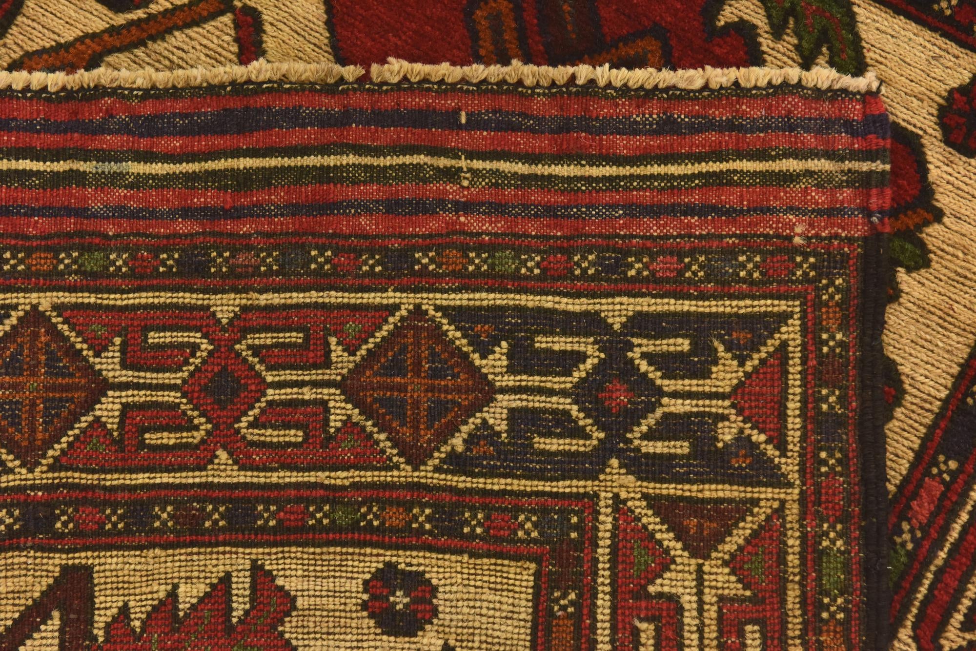 2' 10 x 4' 9 Hand Knotted Sumak Wool Rug