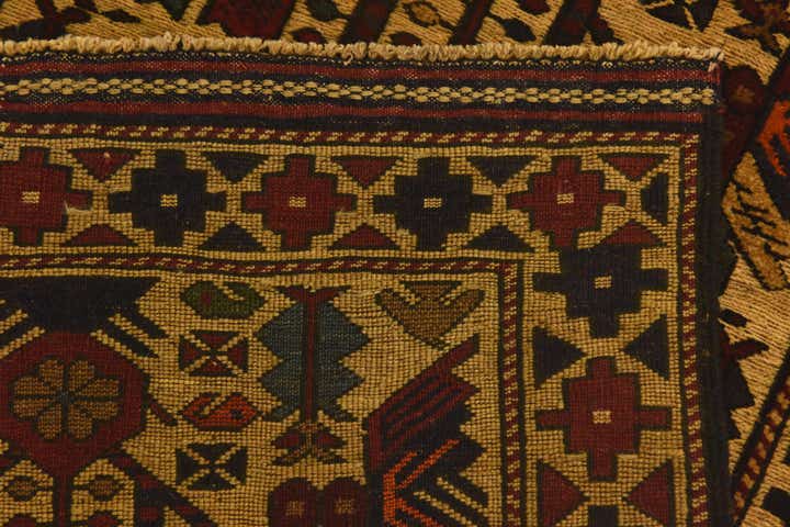 2' 9 x 4' 8 Hand Knotted Sumak Wool Rug