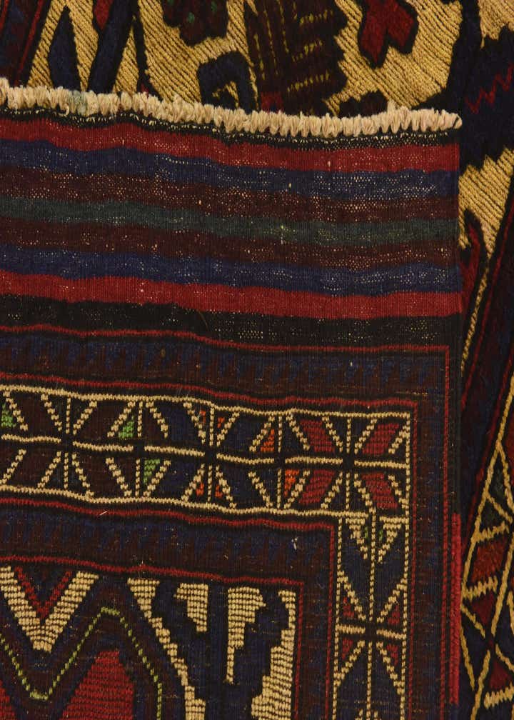 2' 9 x 4' 6 Hand Knotted Sumak Wool Rug