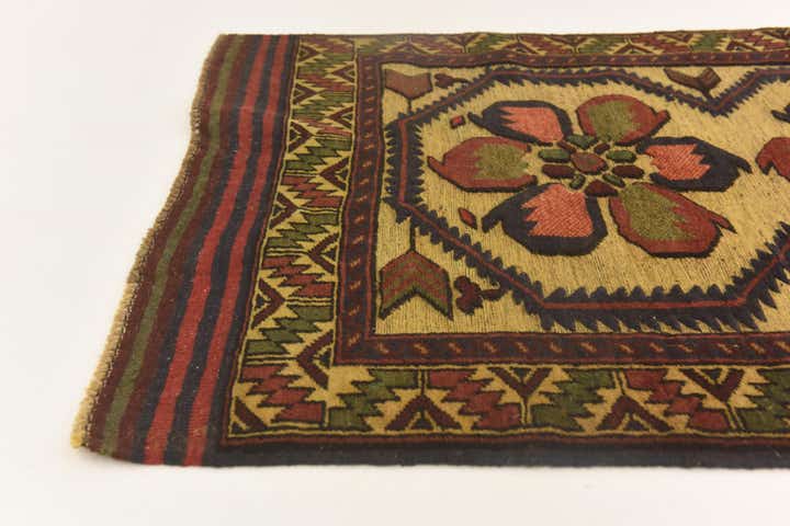 3' x 4' 5 Hand Knotted Sumak Wool Rug