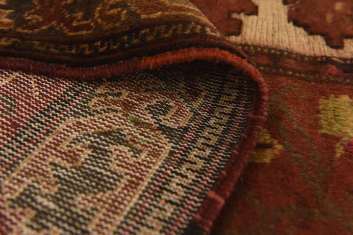4' x 5' 9 Hand Knotted Sumak Wool Rug