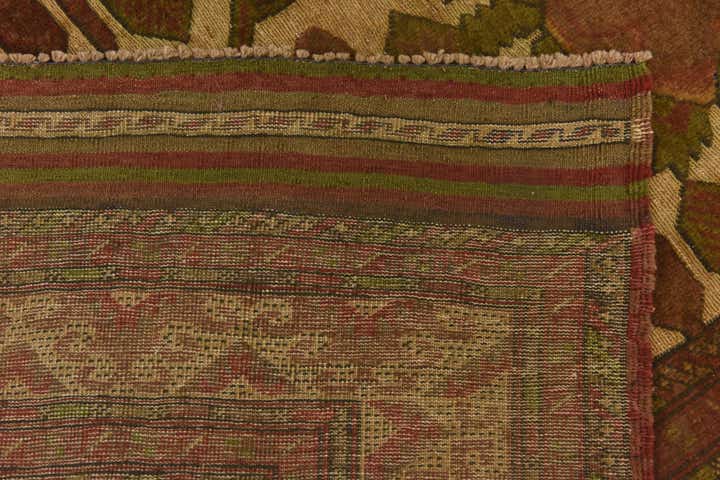 4' x 5' 10 Hand Knotted Sumak Wool Rug