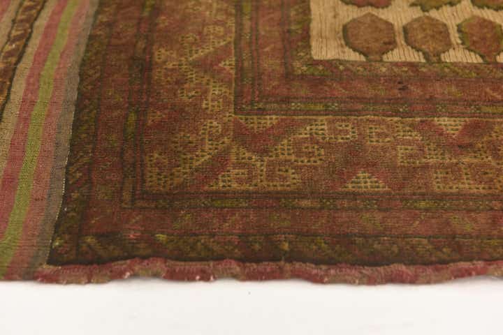 4' x 5' 10 Hand Knotted Sumak Wool Rug