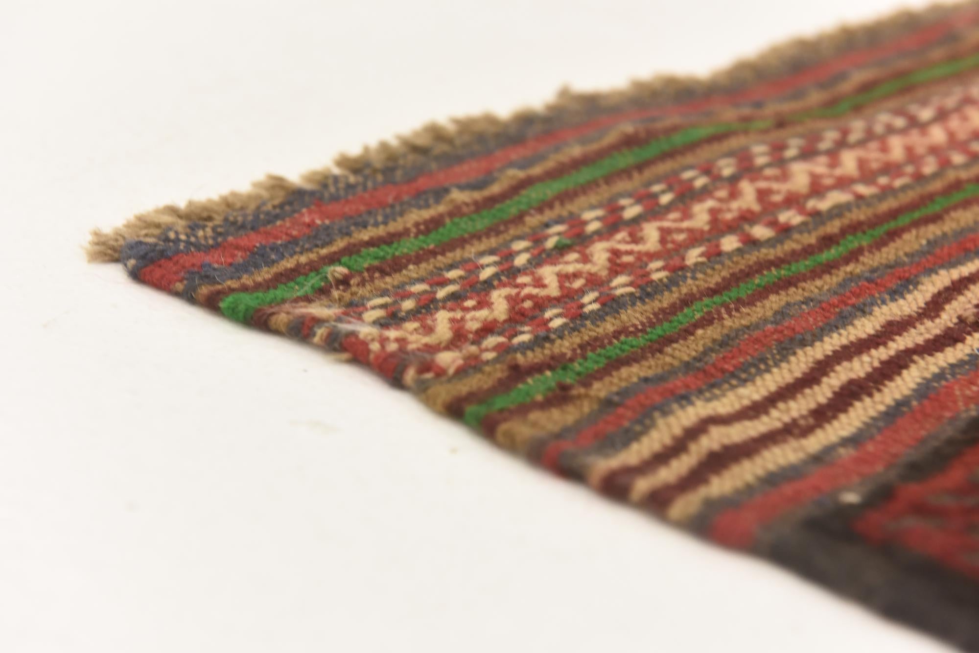 4' 2 x 6' 2 Hand Knotted Sumak Wool Rug
