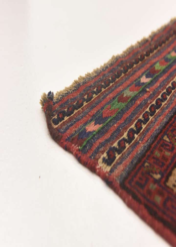 4' 2 x 6' Hand Knotted Sumak Wool Rug