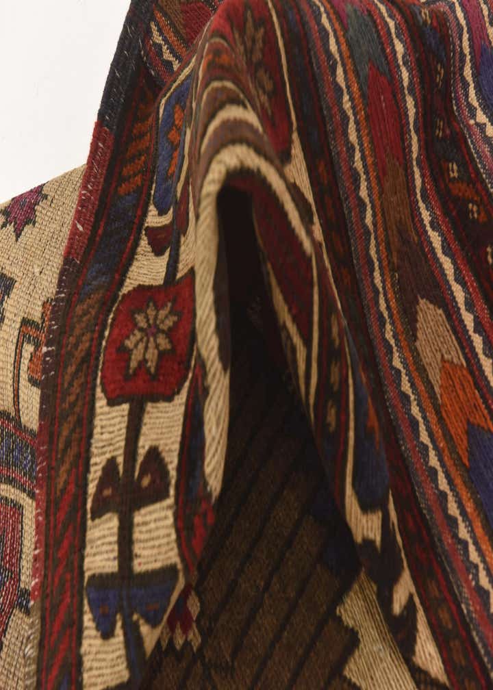 3' 10 x 6' 8 Hand Knotted Sumak Wool Rug