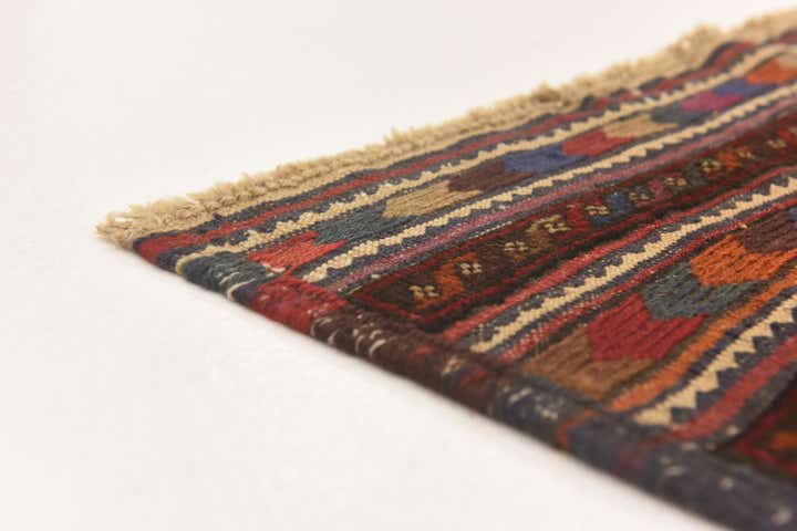 3' 10 x 6' 8 Hand Knotted Sumak Wool Rug
