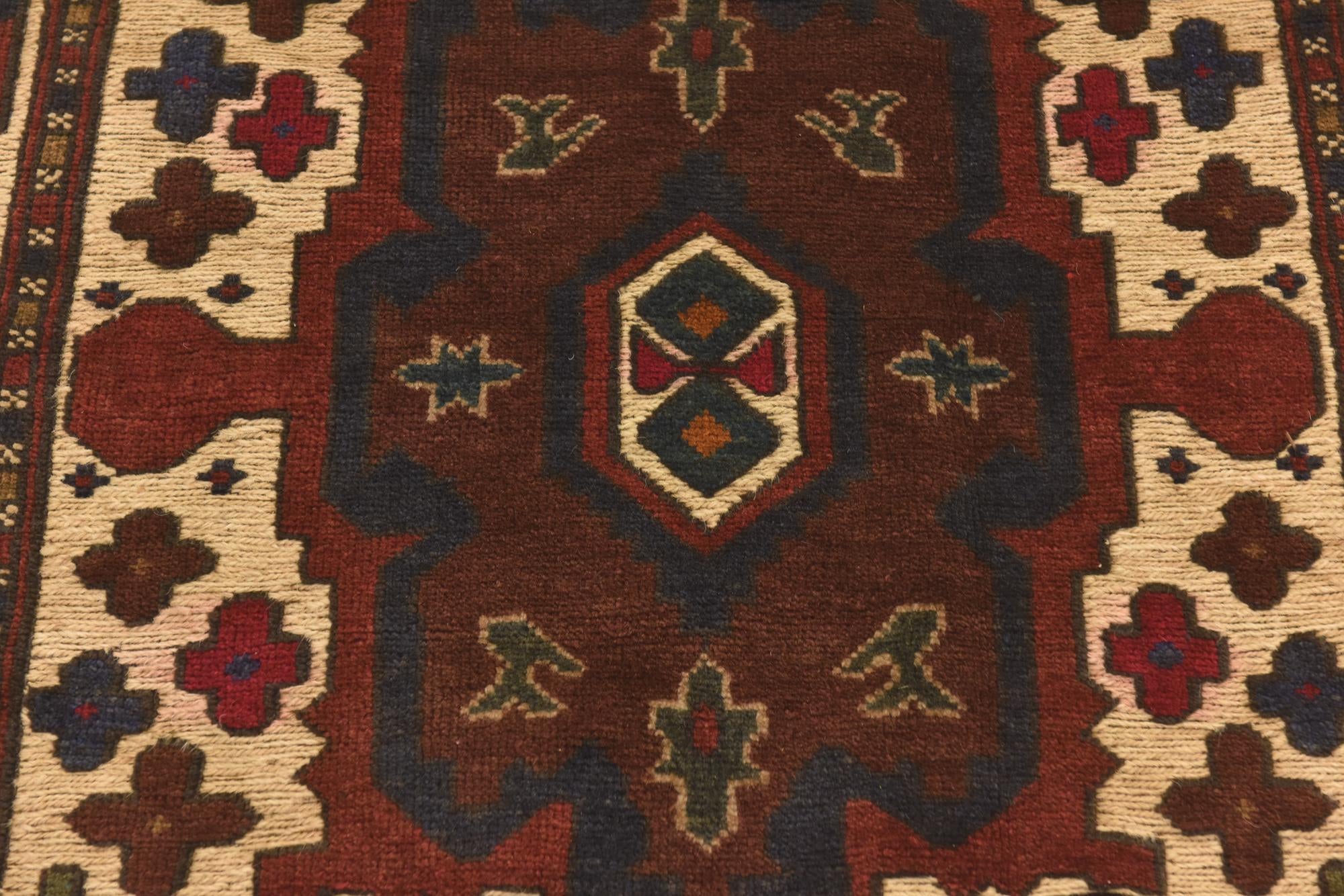 3' 10 x 6' Hand Knotted Sumak Wool Rug