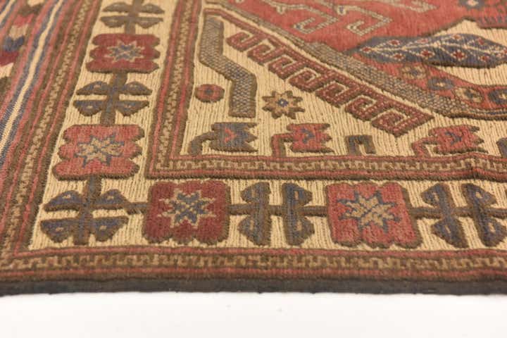3' 11 x 6' 3 Hand Knotted Sumak Wool Rug