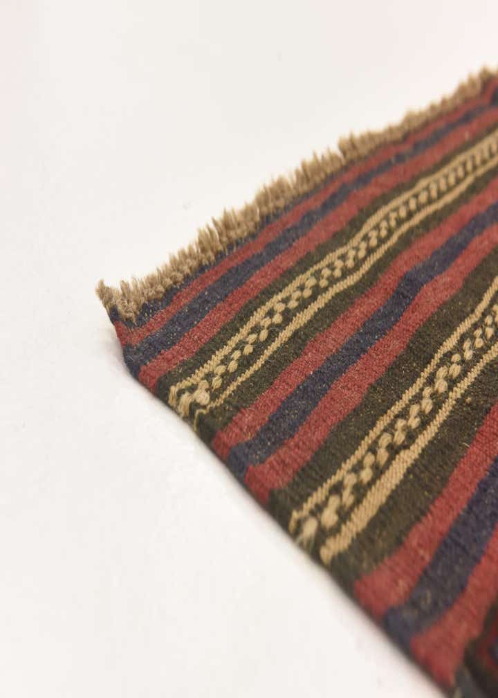 4' 2 x 6' 5 Hand Knotted Sumak Wool Rug