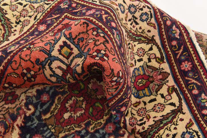 8' 2 x 9' 7 Hand Knotted Tabriz Persian Wool Rug