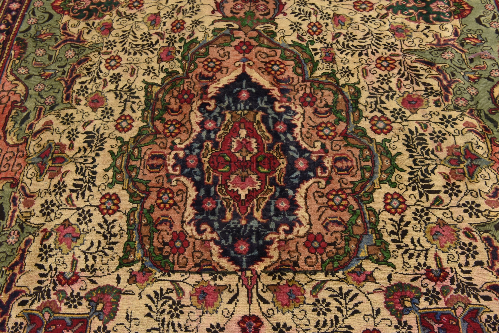 8' 2 x 9' 7 Hand Knotted Tabriz Persian Wool Rug