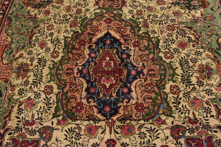 8' 2 x 9' 7 Hand Knotted Tabriz Persian Wool Rug